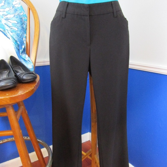 Basic Black Wide Leg Dress Pants - Picture 1 of 7
